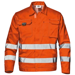 SIR SAFETY VELVET High Vis Work Jacket Men - Reinforced Seams