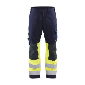 BLAKLADER 14781514 Multinorm trousers Hi Vis Reflective Work Trousers Men - antistatic
