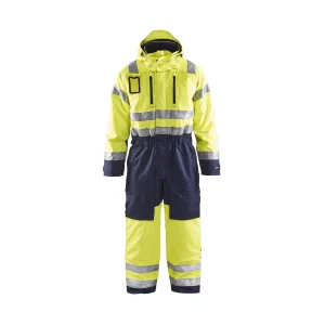BLAKLADER 67631977 Hi Vis Winter Overall Hi Vis Reflective Work Overall Men - Waterproof