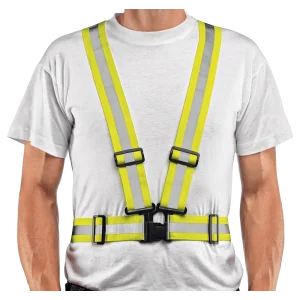 REFLECTIVE BRACES - Hi-Vis Reflective Band - Quick-Release Closure - Front-Adjustable