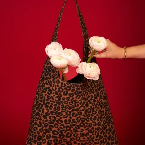 Richelieu le sac hobo - Polycoton Recyclé Léopard