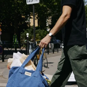 Célestins le sac 24 heures - Denim Clair recyclé