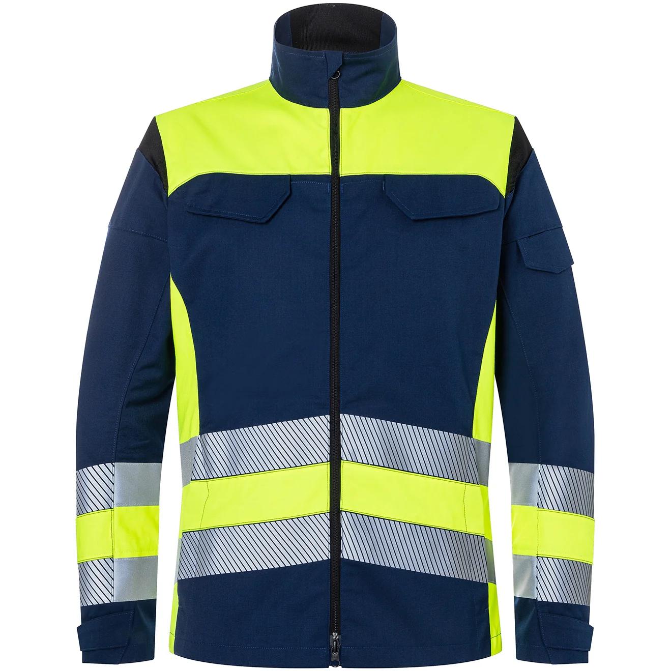 KÜBLER PSA REFLECTIQ Jacket 12088340 Hi Vis Reflective Jacket MEN Safety Jacket - Strech