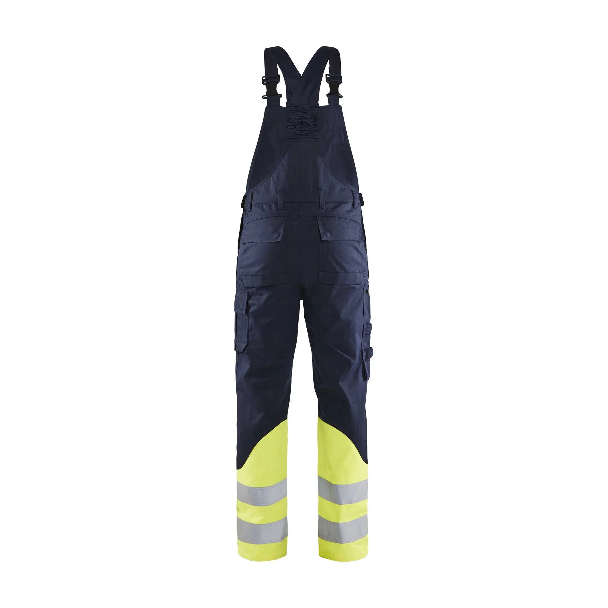 BLAKLADER 26051519 Inherent Steel Bib Trousers Hi Vis Reflective Work Bib Trousers Men - flame resistant – Image 3