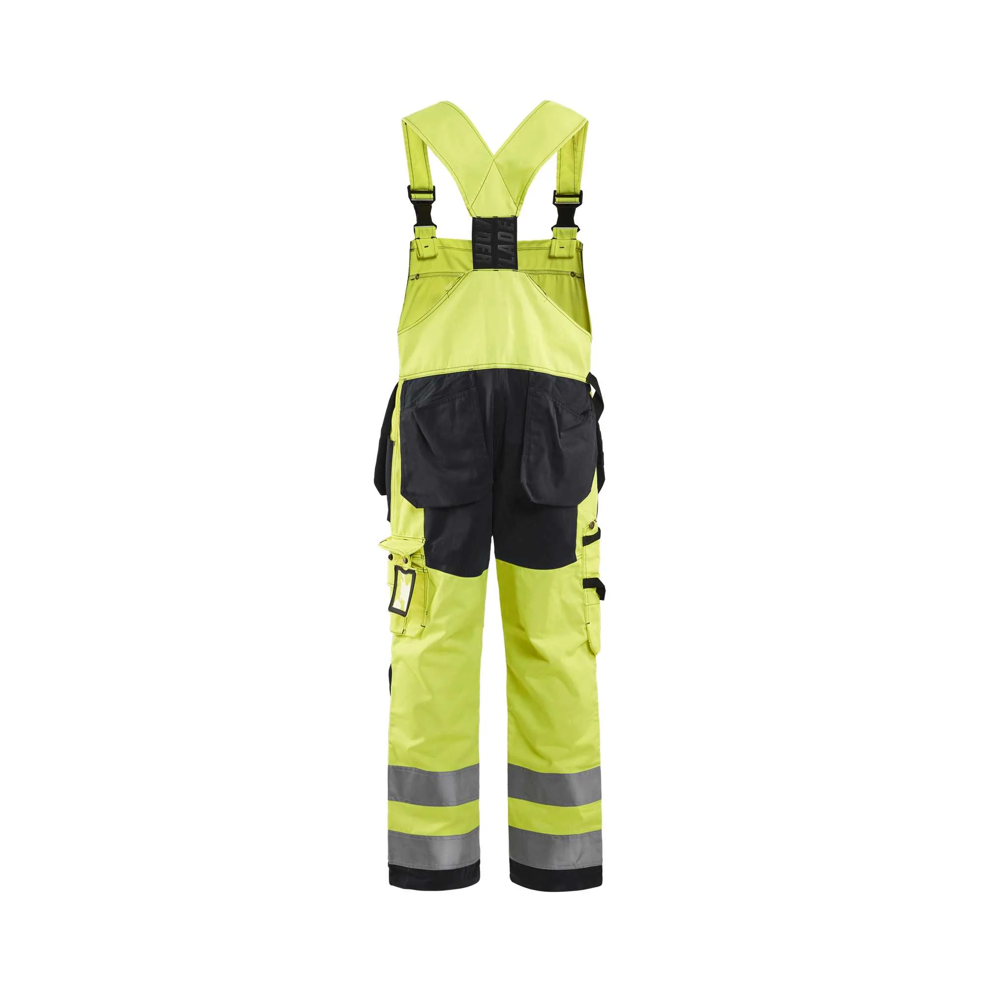 BLAKLADER 26031860 Hi Vis Bib Overalls Hi Vis Reflective Work Bib Trousers Men - twill fabric – Image 7