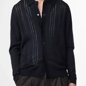 CARDIGAN THOR LS DARK NAVY / NN.07