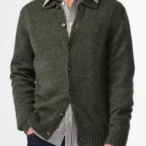 LEE CARDIGAN WOOL BLEND GREEN / NN.07