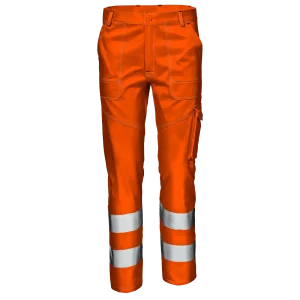 SIR SAFETY VELVET High Vis Work Trousers Men - Reinforced Pockets