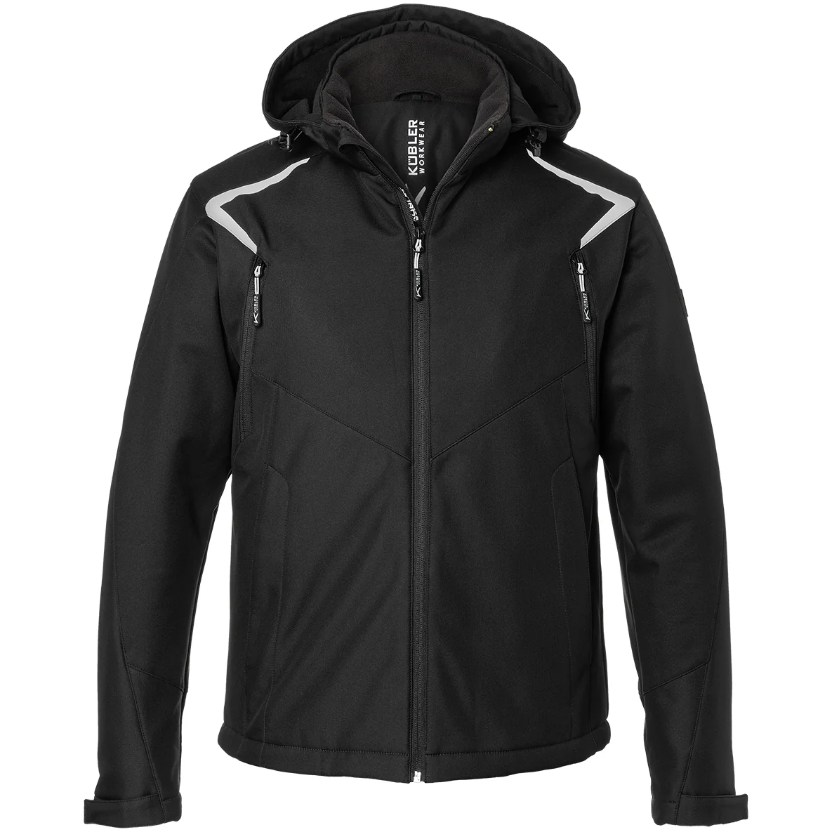 KÜBLER WEATHER Jacket 13255375 Hi Vis Reflective Softshell Work Jacket MEN Safety Jacket - Windproof – Image 2