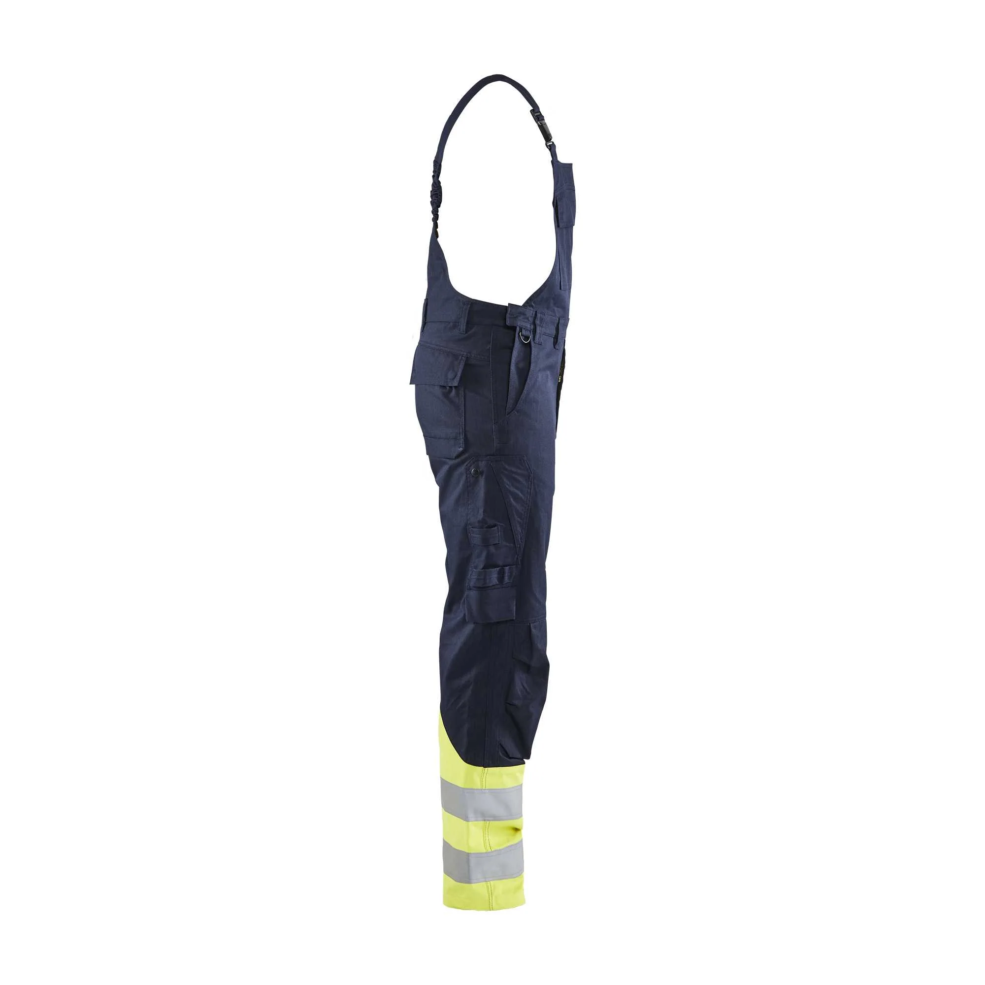 BLAKLADER 26051519 Inherent Steel Bib Trousers Hi Vis Reflective Work Bib Trousers Men - flame resistant – Image 5