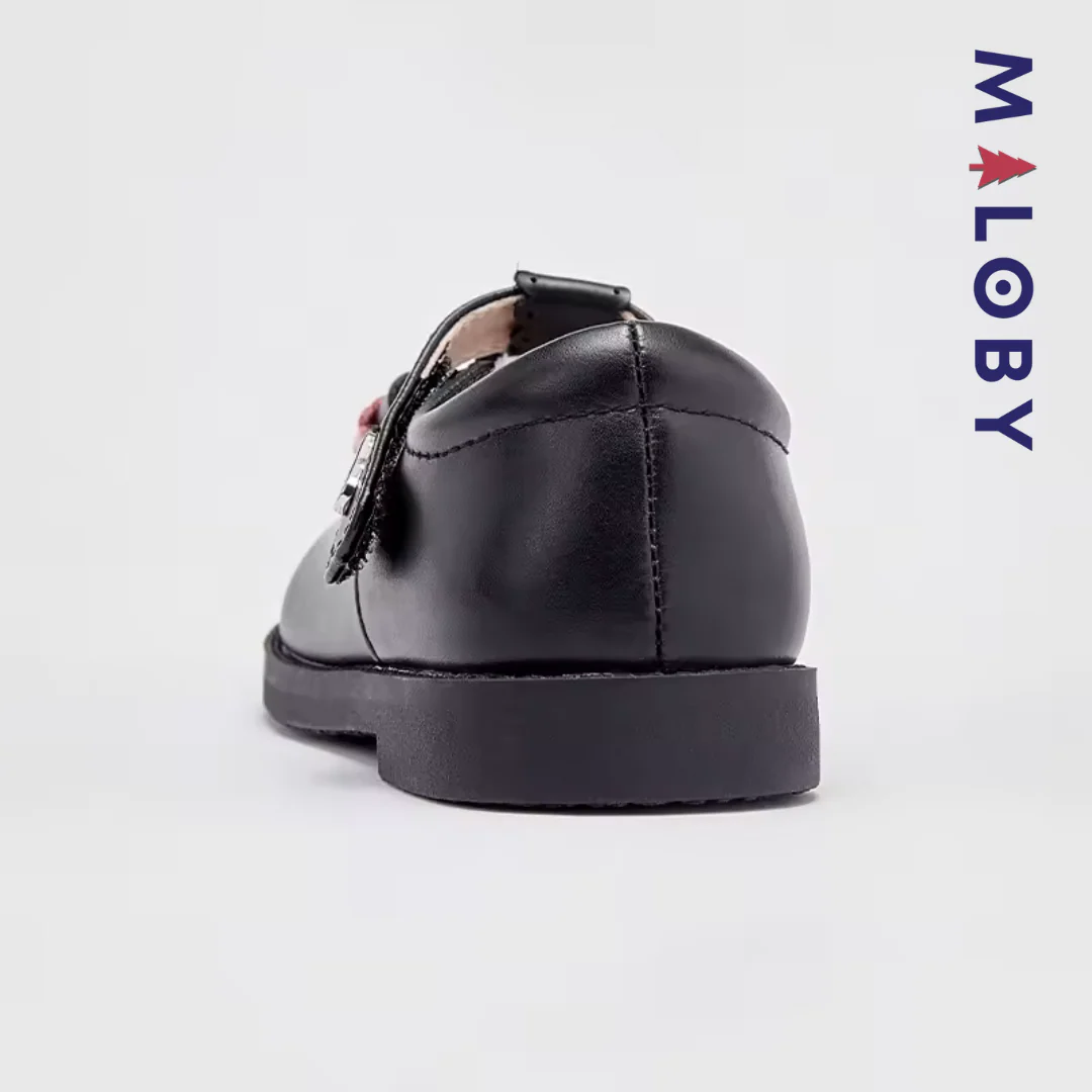 Babies à nœud enfant fille - Noir – Image 5