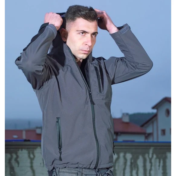 BITCO SPREE Water Repellent Windproof Softshell Jacket Men - Fleece Lining – Image 7