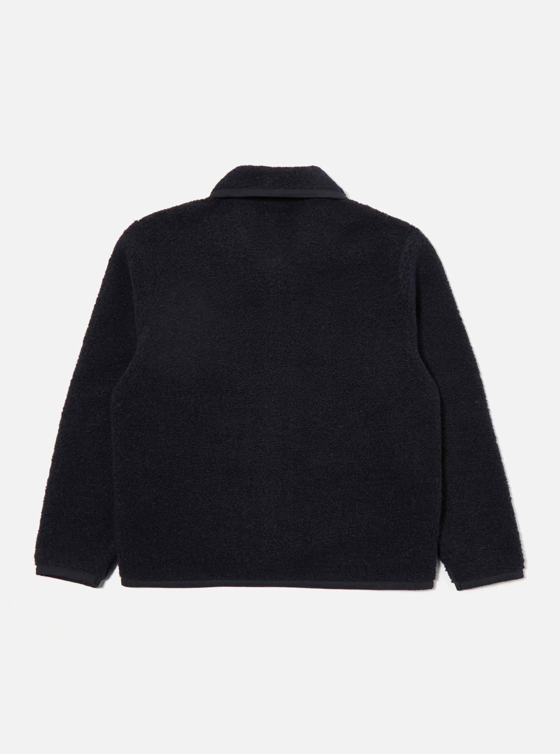 NAVY ALVAE FLEECE LANCASTER / UNIVERSAL WORKS – Image 3