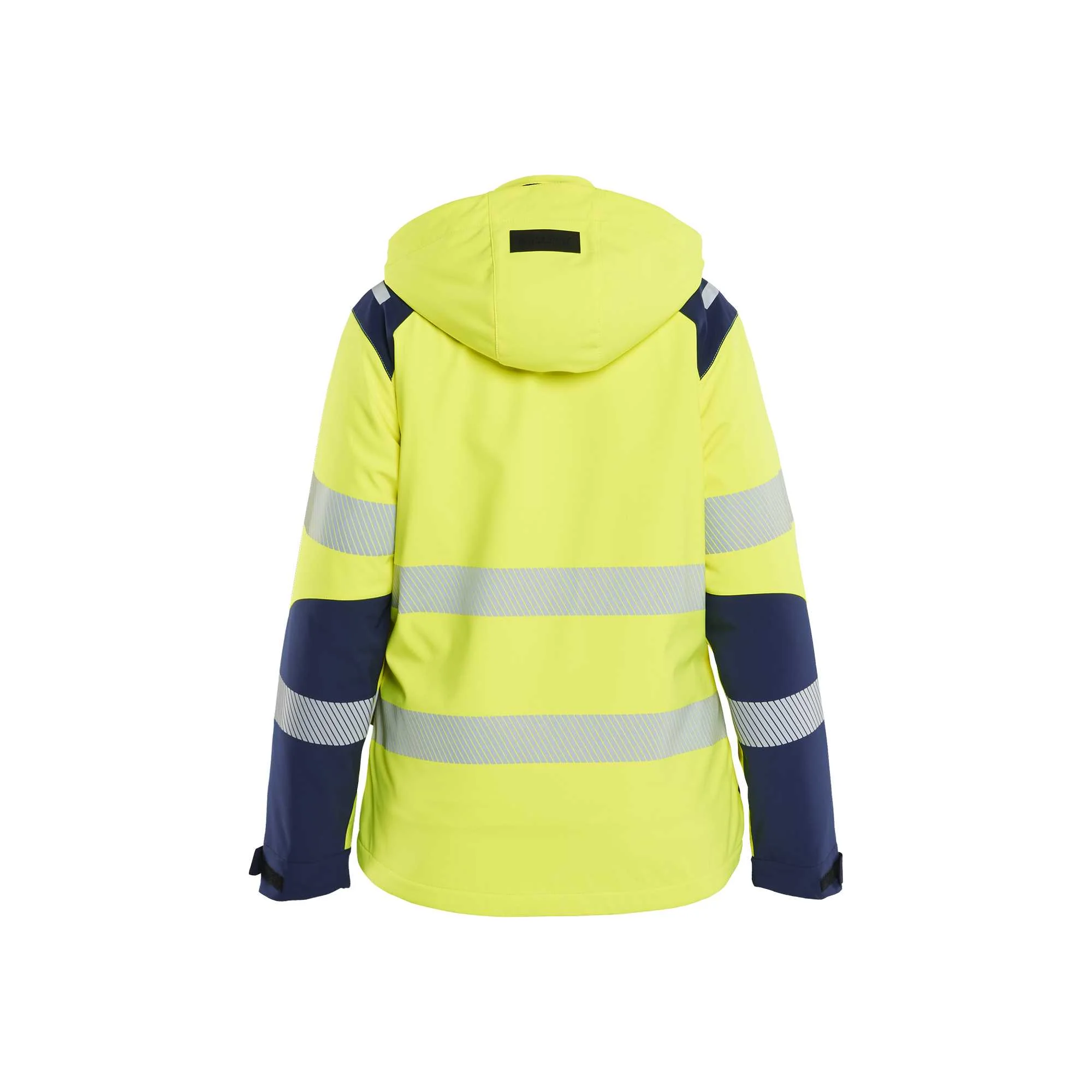 BLAKLADER 44012513 Women's Hi vis Lightweight lined Winter Softshell Jacket Hi Vis Reflective Softshell Work Jacket WOMEN - Waterproof – Image 3