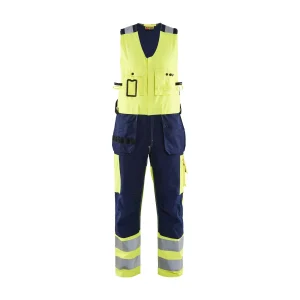 BLAKLADER 26531804 Hi Vis Sleeveless Overall Work Overall Men - polyester cotton blend