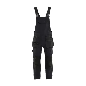 BLAKLADER 26201645 Bib overalls 4 way stretch Work Bib Trousers Men - knee pad pockets