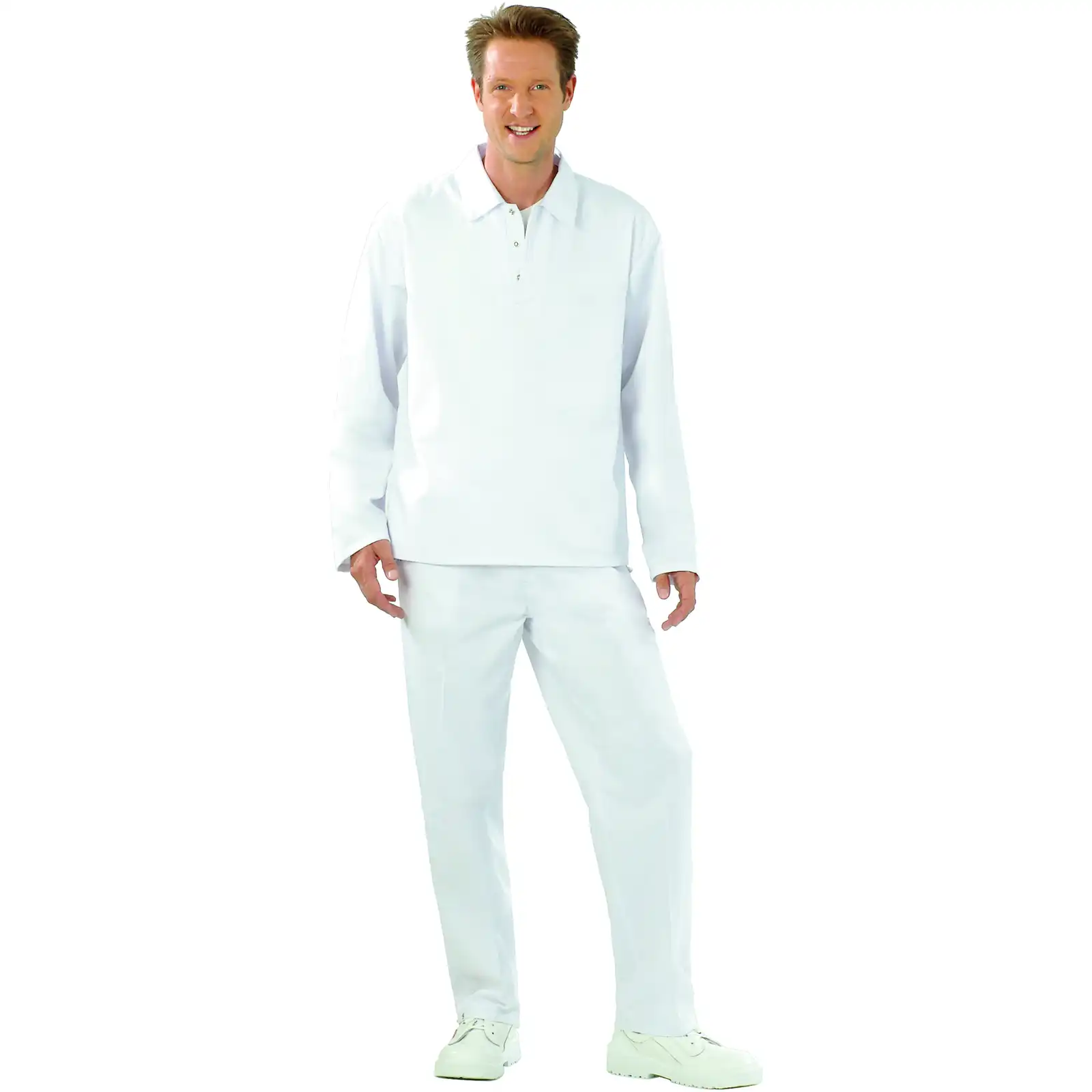 PLANAM FOOD Long Sleeve Work Shirt MEN - Durable Poly Cotton – Image 6