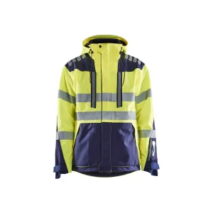 BLAKLADER 44961918 Hi Vis Shell jacket Hi Vis Reflective Shell Work Jacket MEN - Waterproof