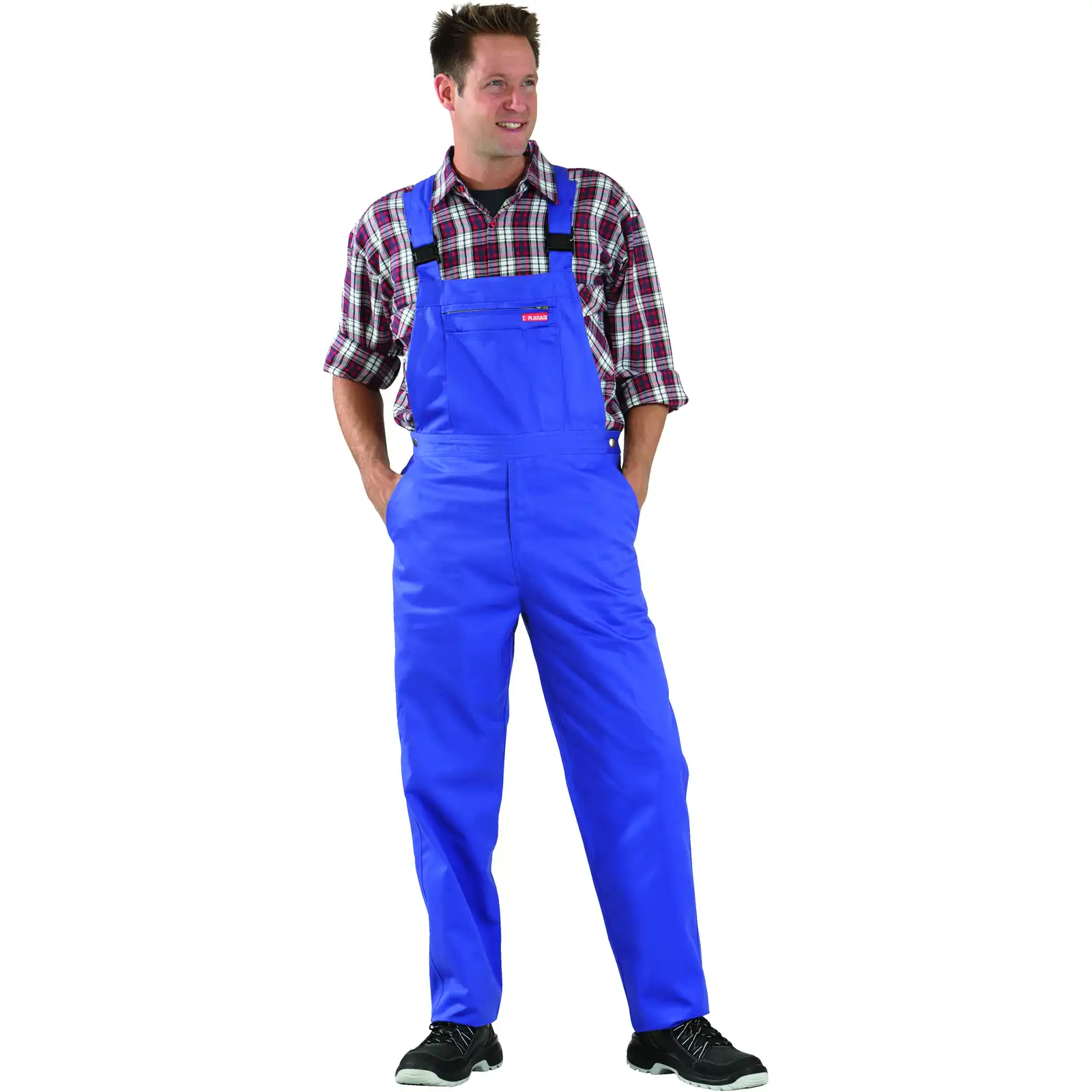 PLANAM MG 260 Work Overall Dungarees MEN - Concealed Brass Zip Chest Pocket – Image 6