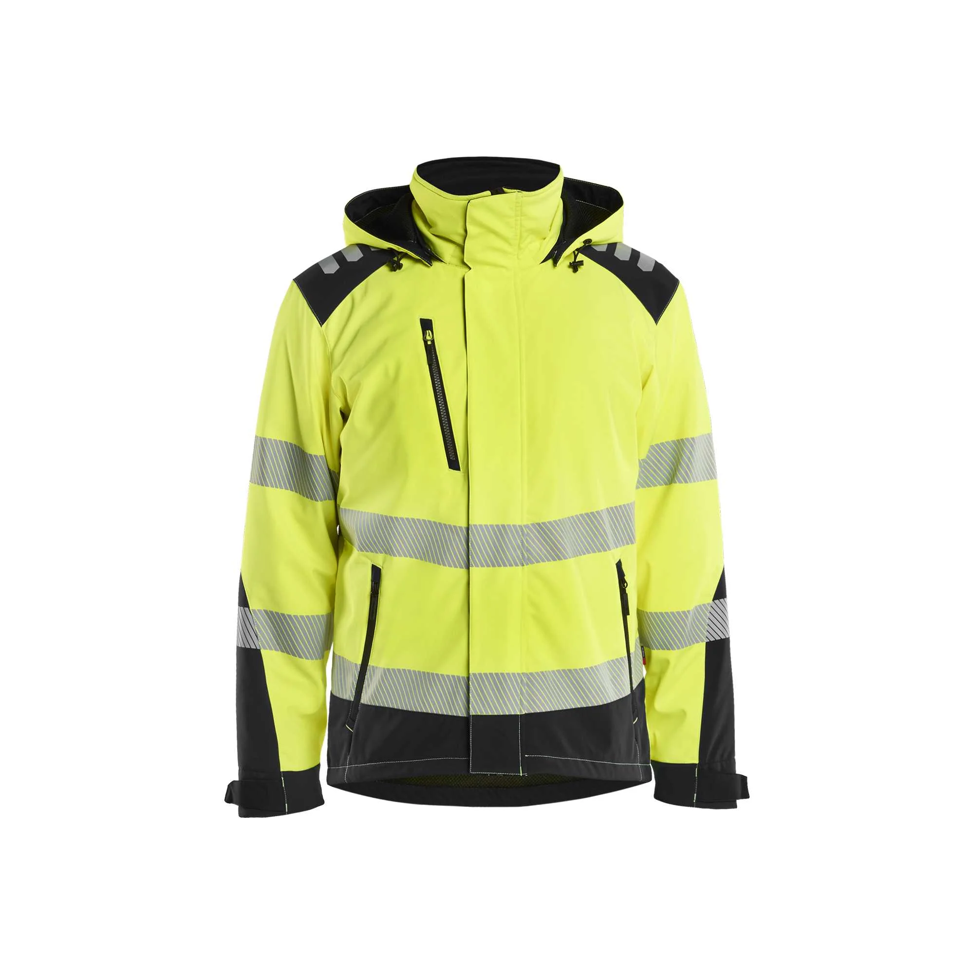 BLAKLADER 44002513 Hi vis Lightweight lined Winter Softshell Jacket Work Jacket MEN - Waterproof – Image 7