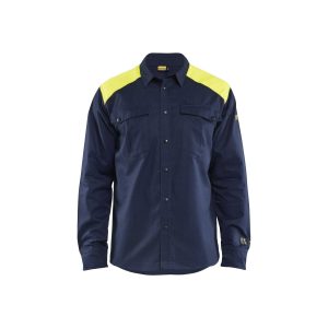 BLAKLADER 32381517 Multinorm Shirt Hi Vis Reflective Long Sleeve Work Shirt MEN - Flame Retardant