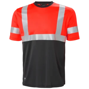 HELLY HANSEN ADDVIS T-SHIRT CLASS 1 79254 Hi Vis Reflective Short Sleeve Work T-Shirt MEN - UPF 40