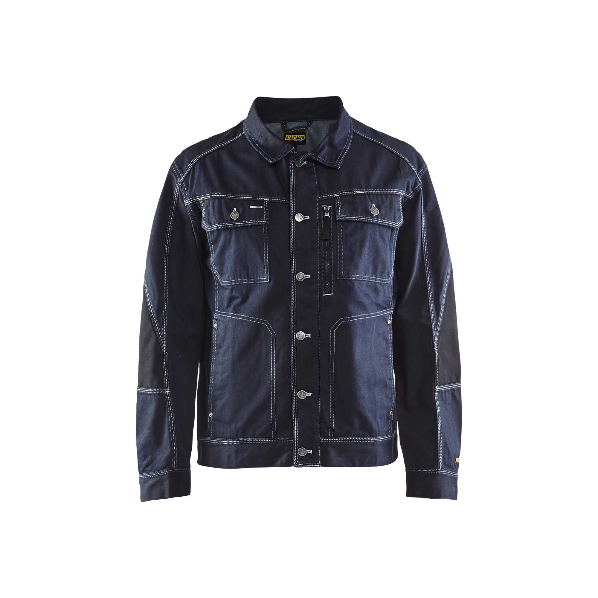 BLAKLADER 40591140 Craftsman Denim Jacket Work Jacket MEN - Cordura Reinforced – Image 2