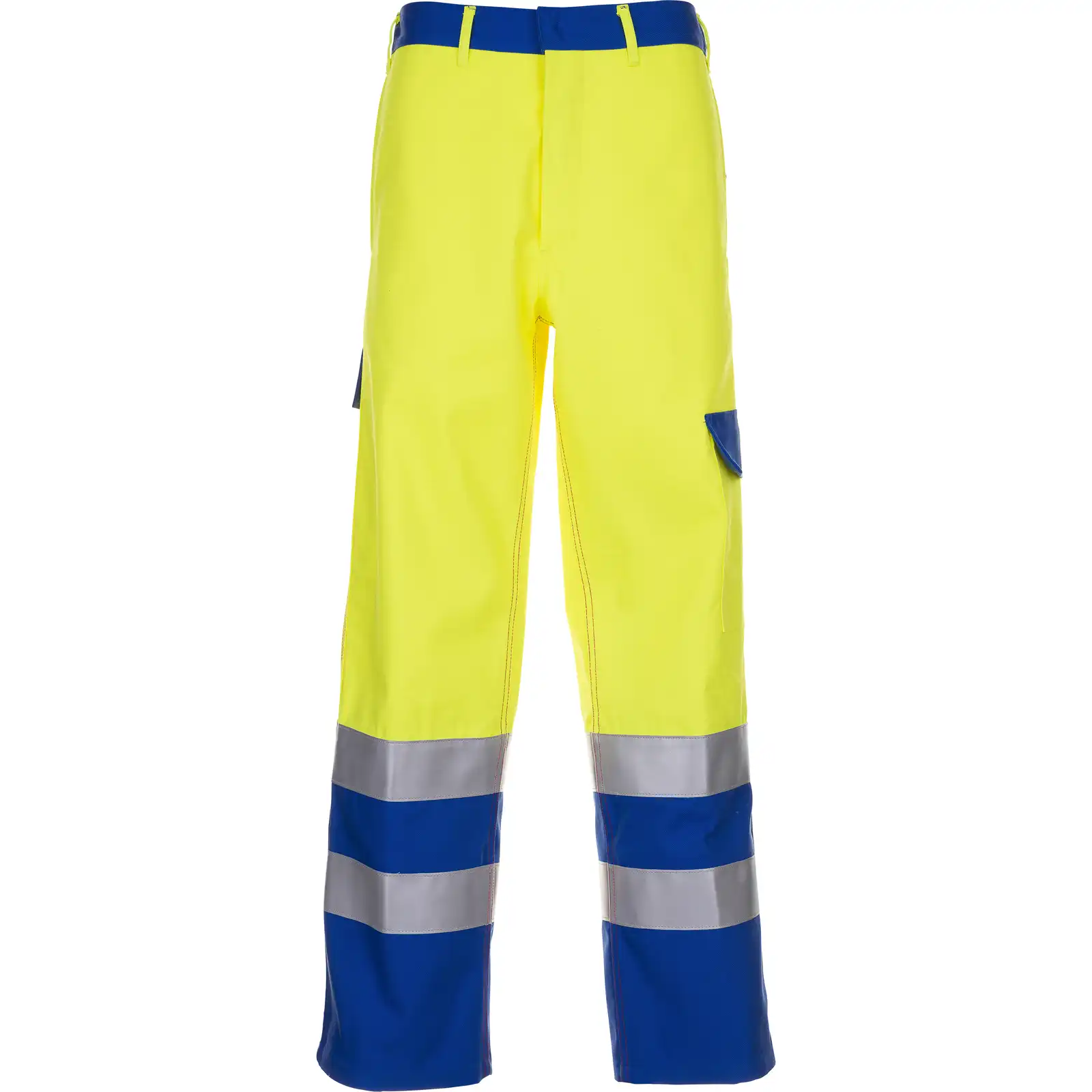 PLANAM MAJOR PROTECT WARN Hi Vis Reflective Work Trousers MEN - Flame Resistant – Image 2