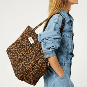 Célestins le sac 24 heures - Coton recyclé Léopard