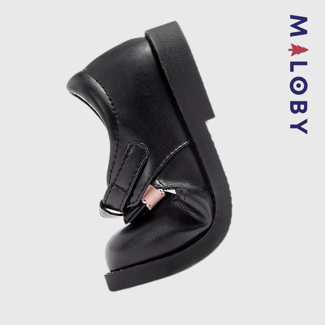 Babies à nœud enfant fille - Noir – Image 6