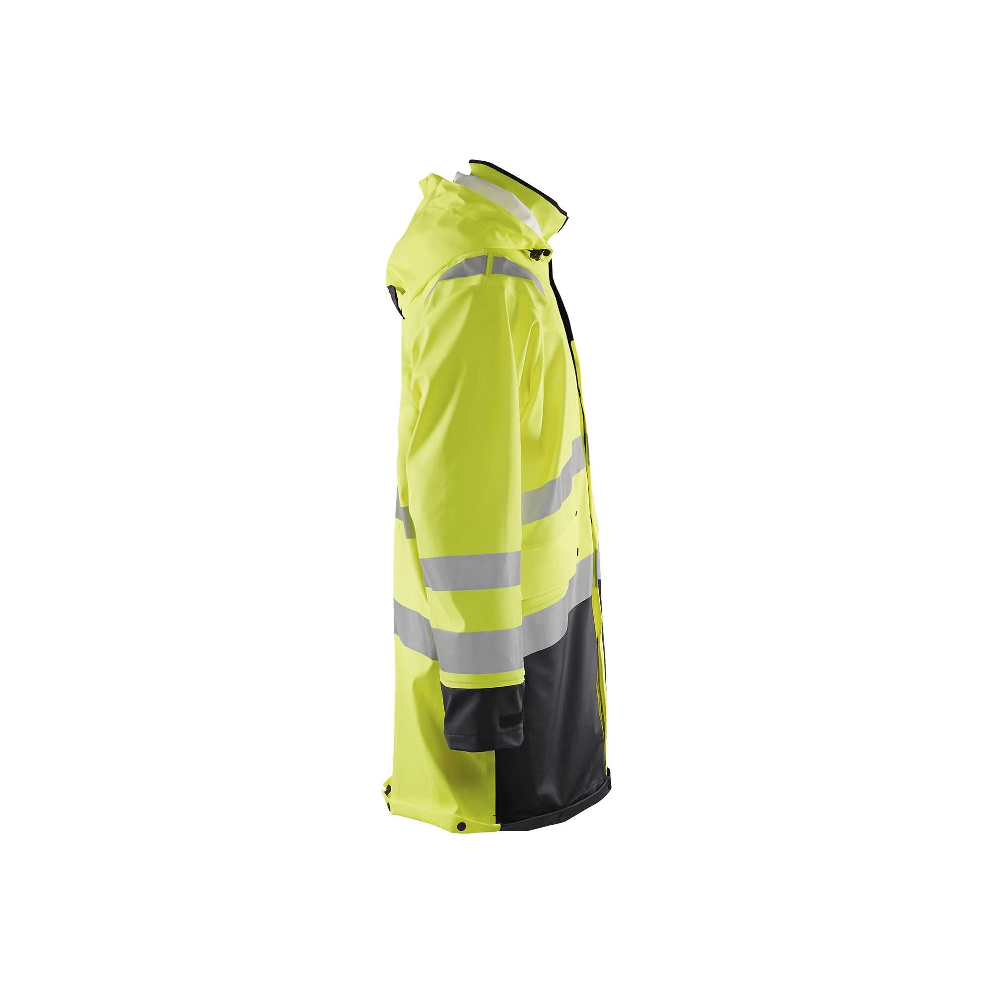 BLAKLADER 43262005 Raincoat Hi Vis LEVEL 3 Hi Vis Reflective Raincoat MEN - Waterproof – Image 9