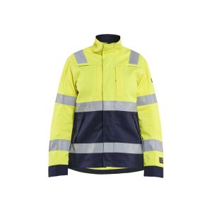 BLAKLADER 40911514 Women's Multinorm Jacket Hi Vis Reflective Work Jacket WOMEN - Flame Retardant