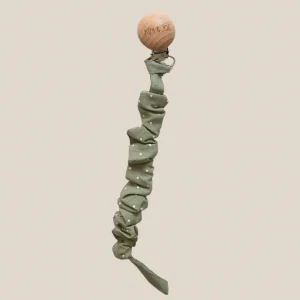 Attache-suce vert à pois