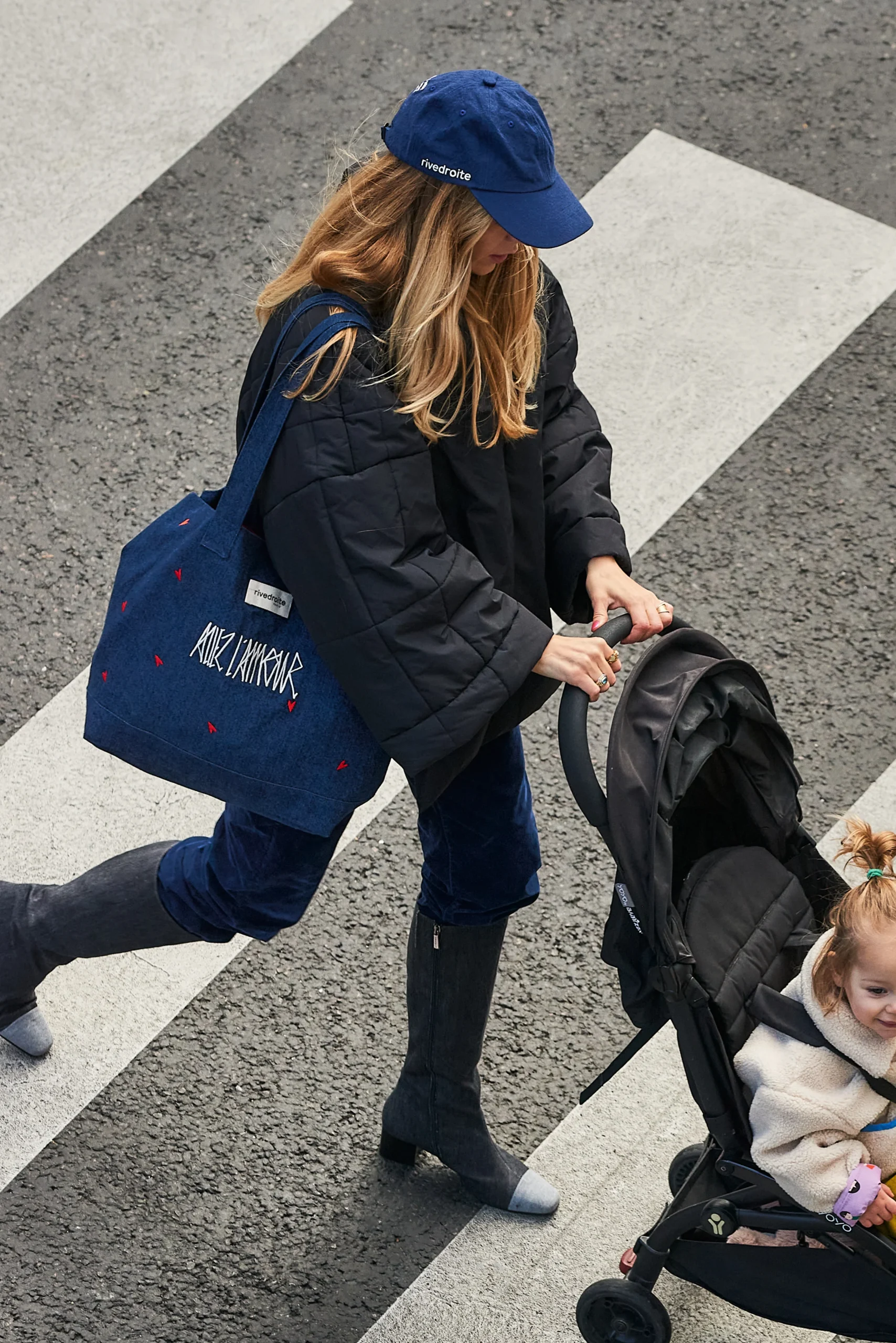 Cabas Allez l'Amour - Denim Brut recyclé – Image 4