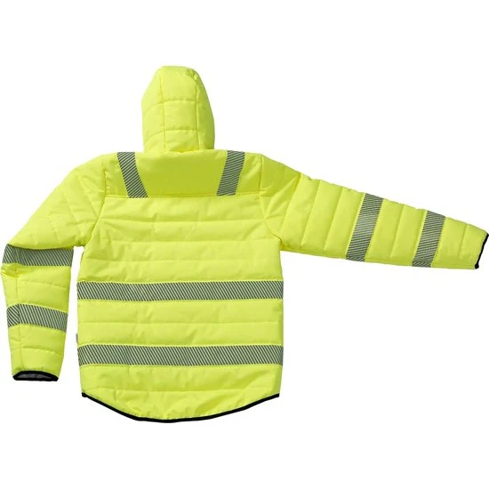 BITCO BTC36 High Vis Waterproof Work Jacket Men - reflective safety strips – Image 7