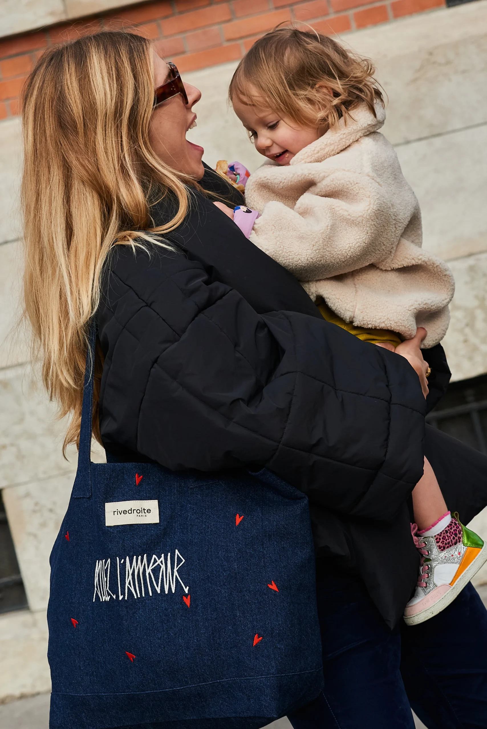 Cabas Allez l'Amour - Denim Brut recyclé – Image 3