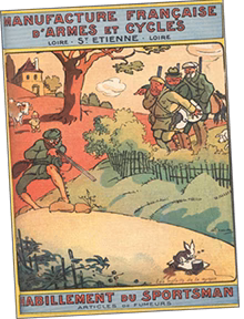 Affiche chasse burlesque