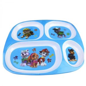 Assiette Pat Patrouille : Stella Everest Ruben Rocky Chase et Marcus