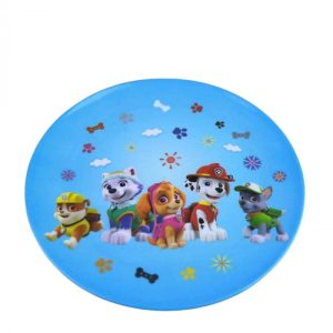 Assiette Pat Patrouille : Stella Everest Ruben Rocky et Marcus