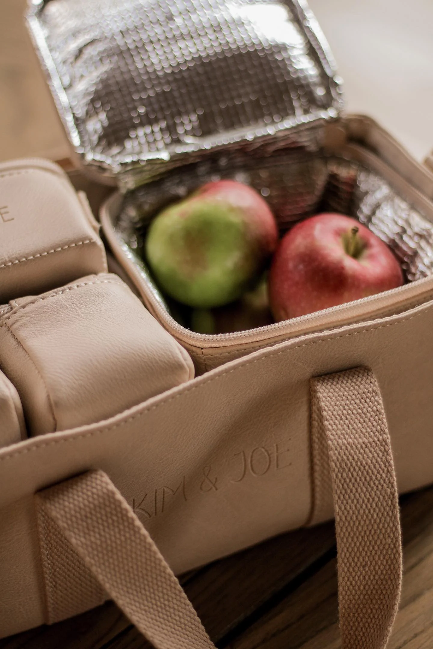 Organisateur pour sac à couches beige – Image 9