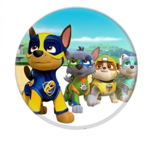 Badge Pat Patrouille : Chase Rocky Ruben et Everest