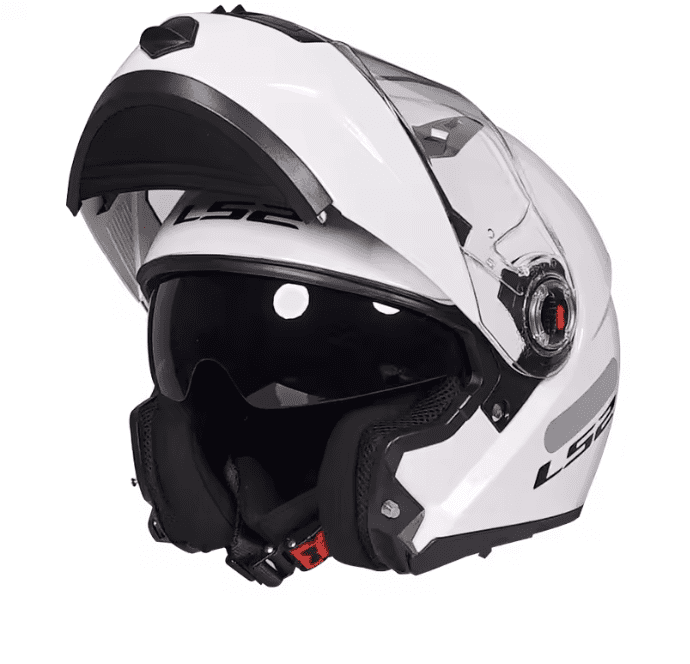 Casque Modulable Double écran Blanc/Noir | L-52 – Image 3