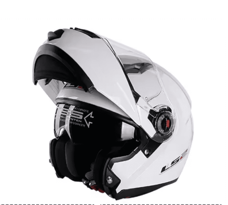 Casque Modulable Double écran Blanc/Noir | L-52
