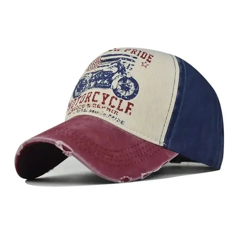 Casquette biker vintage – American Motorcycle – Image 4