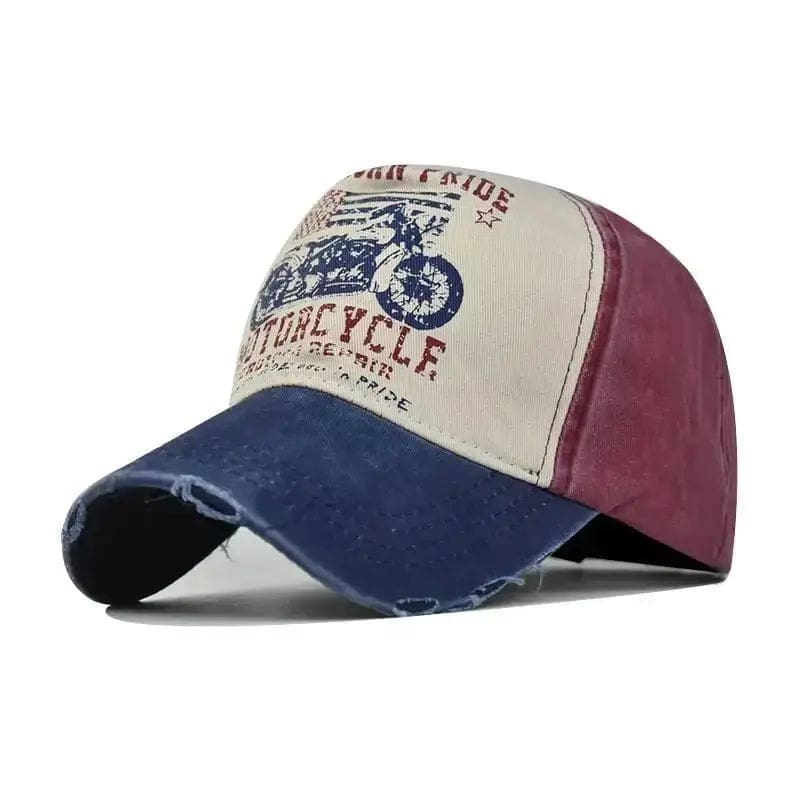 Casquette biker vintage – American Motorcycle – Image 3