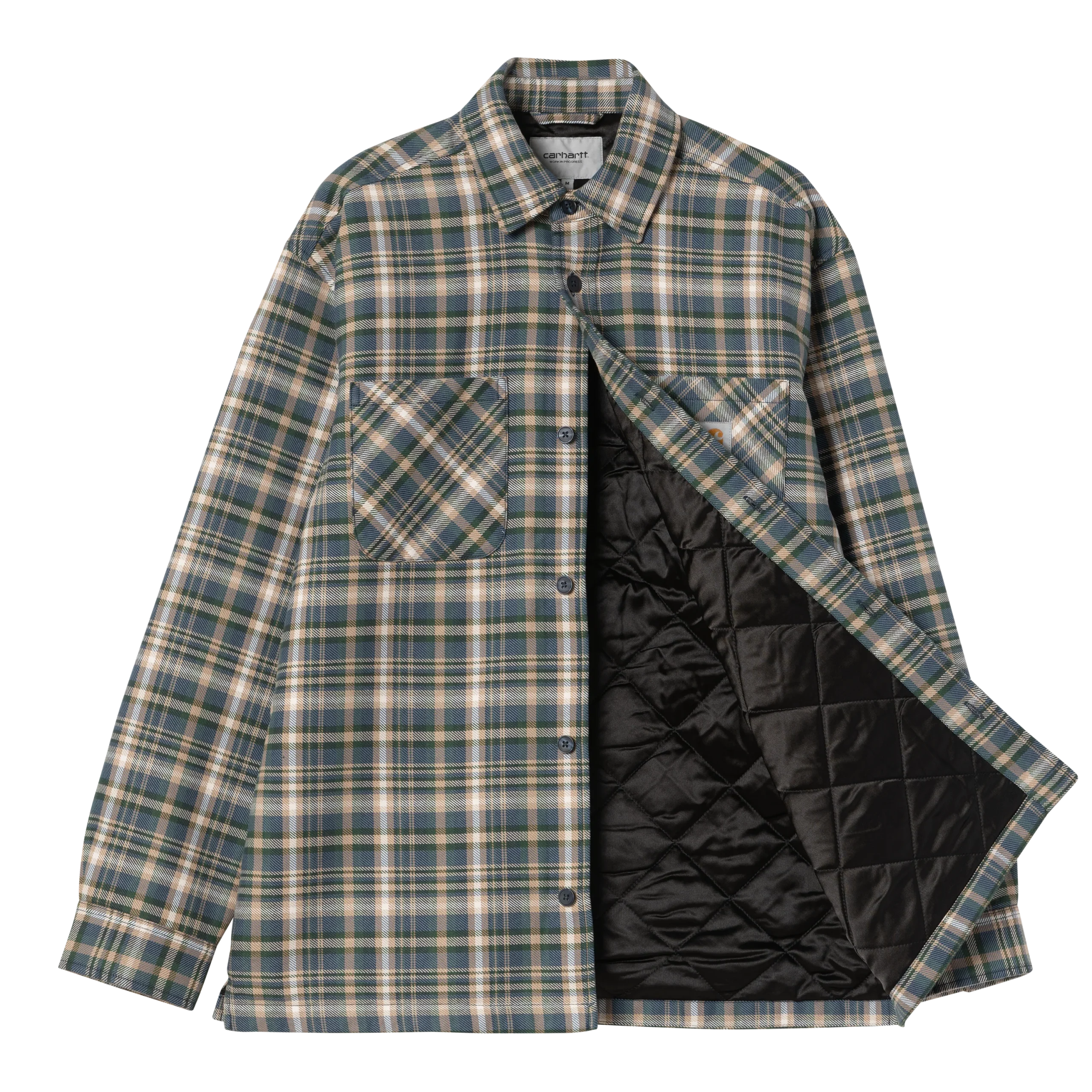 CRONYN SHIRT JACKET CHECK NAVY / CARHARTT WIP