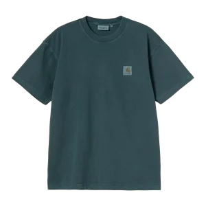 TEE SHIRT S/S VISTA DEEP LAGOON GARMENT DYED / CARHARTT WIP