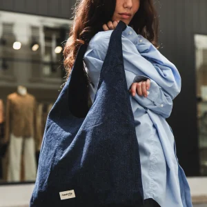 Richelieu le sac hobo - Denim Brut recyclé