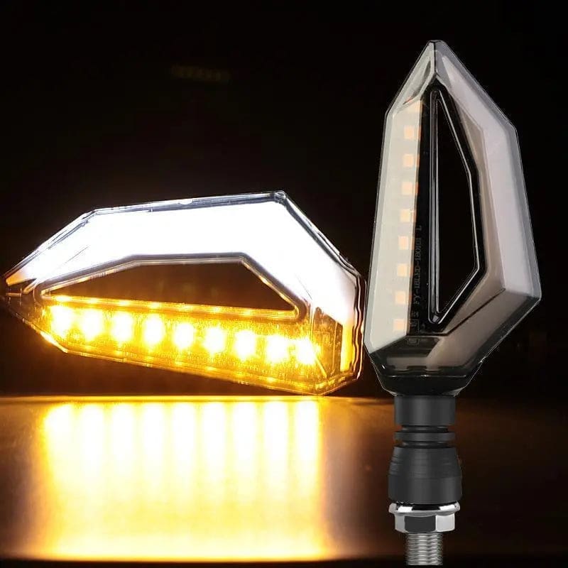 Paire de Clignotant LED Bi-colorie 12V – Image 2