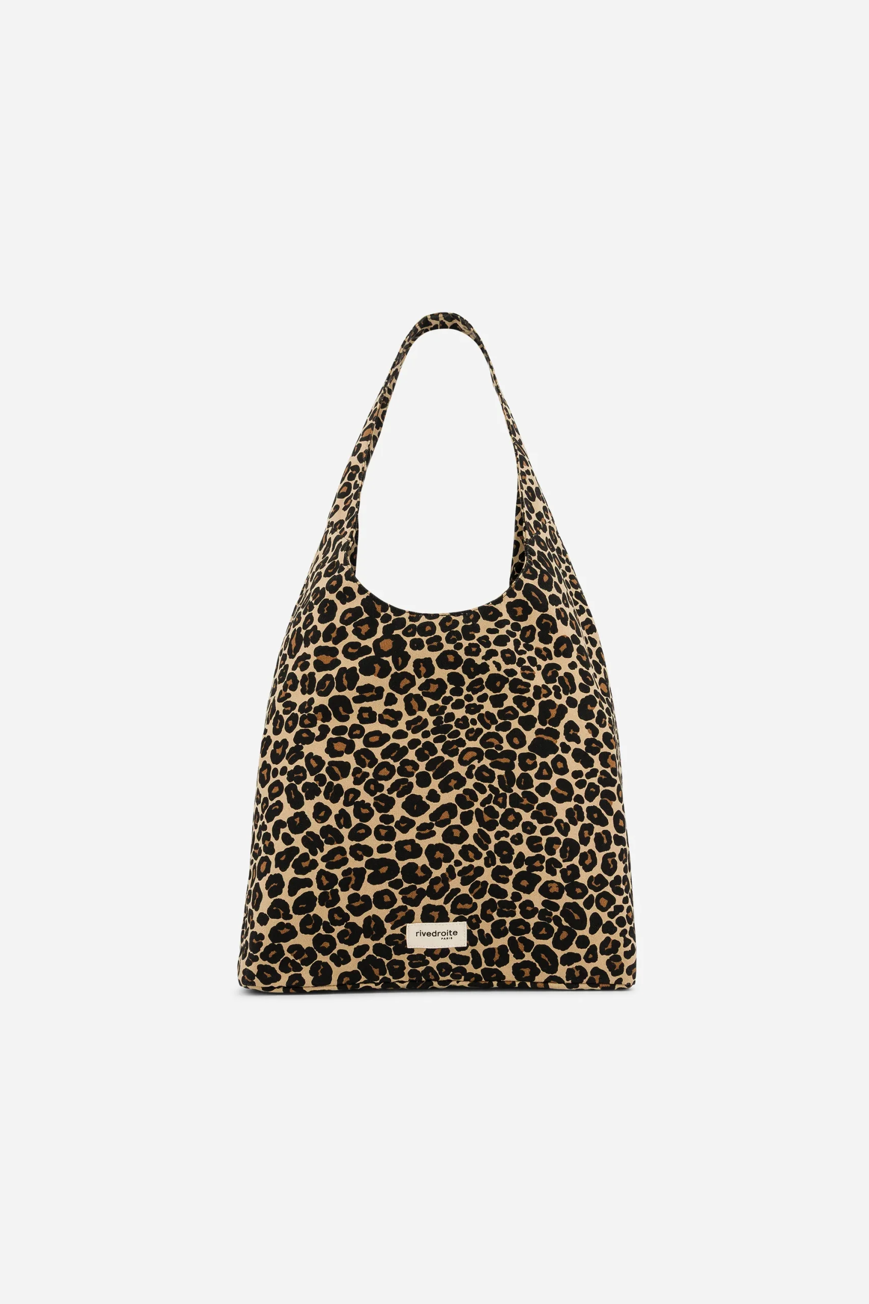 Richelieu le sac hobo - Polycoton Recyclé Léopard Beige – Image 5